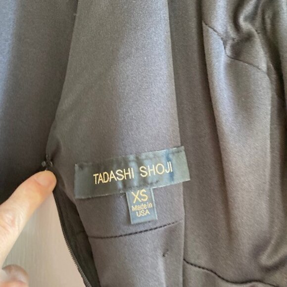 Tadashi Shoji Designer gown, black, XS - Picture 8 of 9